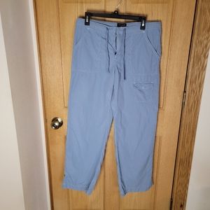 Womens Nautica Jeans Blue Cargo Pants Size 10